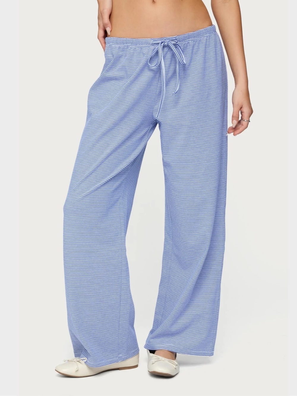 EDIKTED Striped Loose Fit Pants